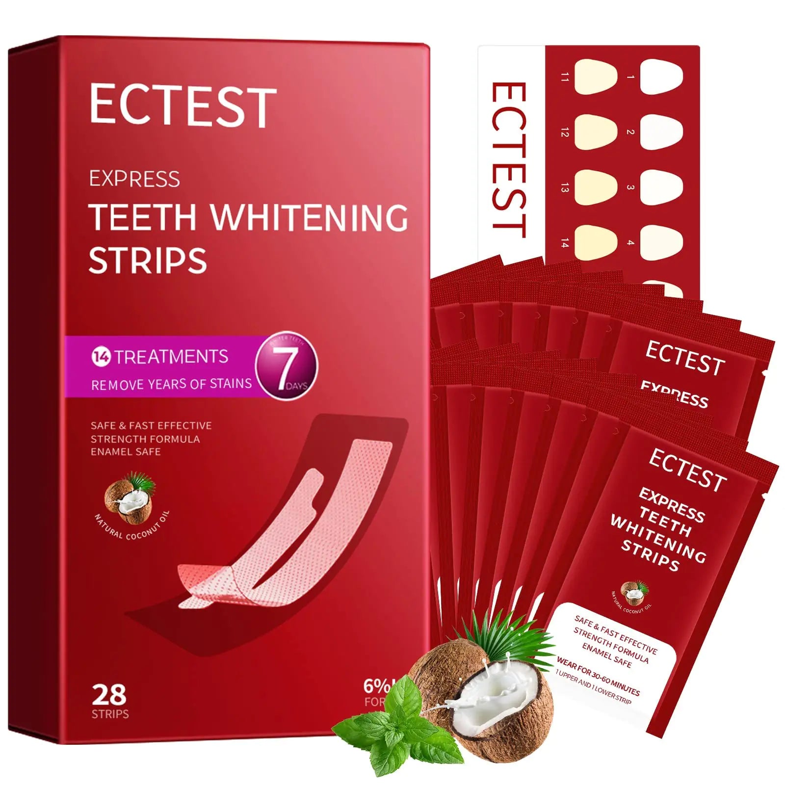 Professional Teeth Whitening Strips for Sensitive Teeth