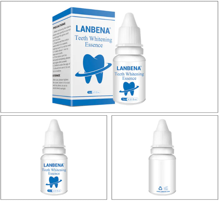 Teeth Whitening Rinse and Powder for Stains